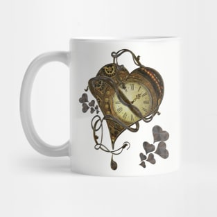 Wonderful elegant steampunk heart, beautiful clockwork Mug